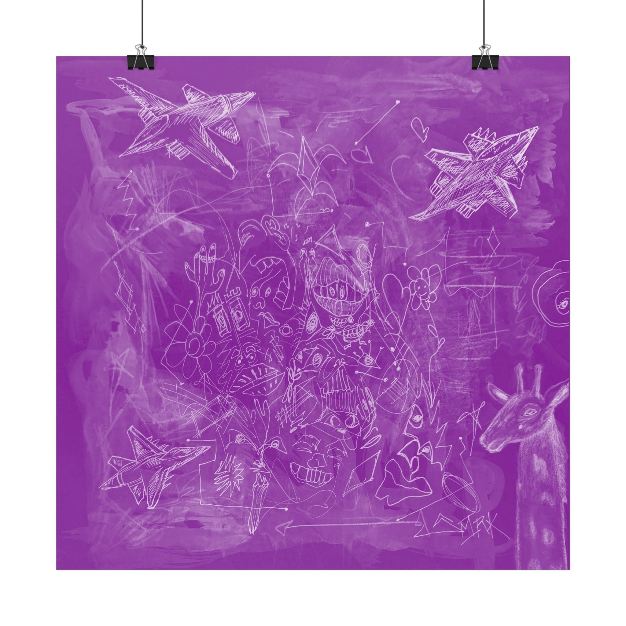 poster - purple